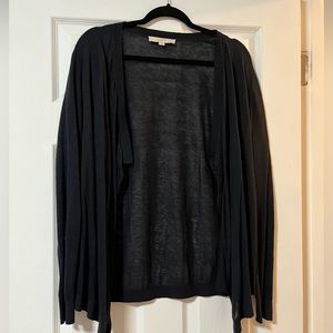Loft  navy open cardigan